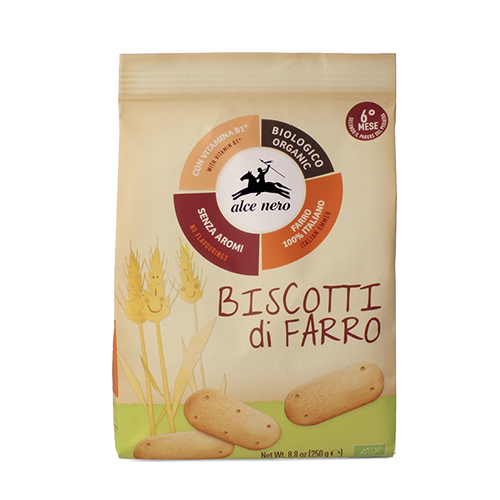 Alce Nero Biscotti di Farro 250gr
